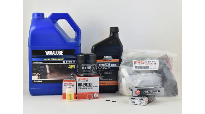 Yamaha 100 Hour Service Maintenance Kit With Cooling - Yamalube 10W-30 - F115 - 2002-2005