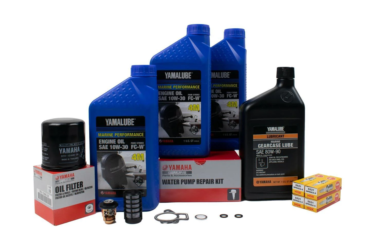 Yamaha 300 Hour Service Maintenance Kit - Yamalube 10W-30 - F50 - 1997-1999