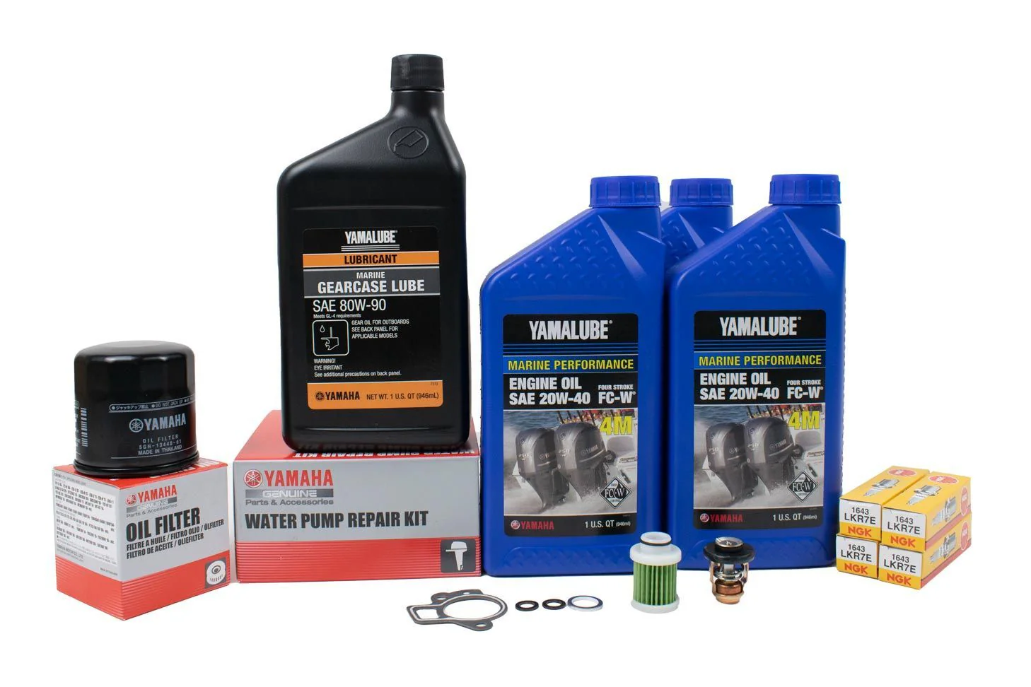 Yamaha 300 Hour Service Maintenance Kit - Yamalube 10W-30 - F90 - 2006-2017 (F90 & F90A)