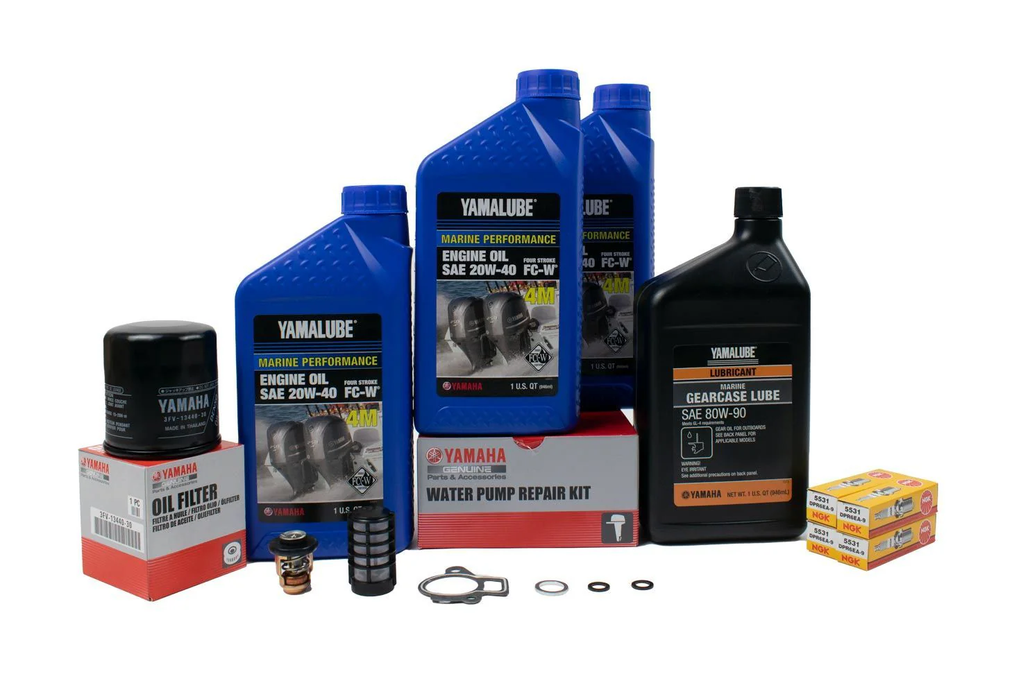 Yamaha 300 Hour Service Maintenance Kit - Yamalube 20W-40 - F50 - 1997-1999