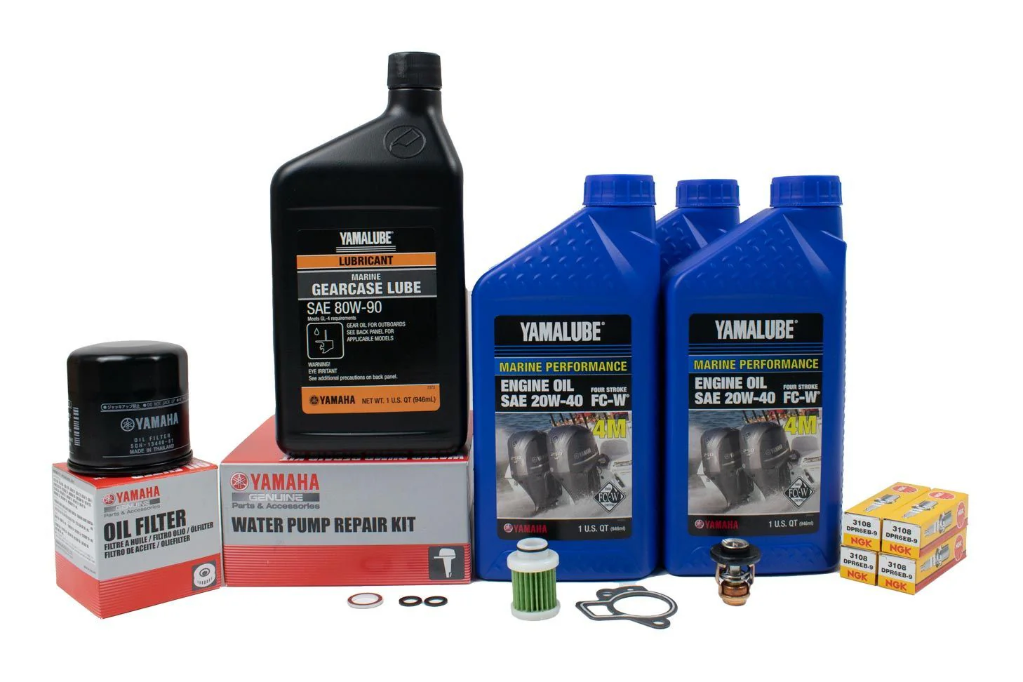 Yamaha 300 Hour Service Maintenance Kit - Yamalube 20W-40 - T50 - 2007-Current