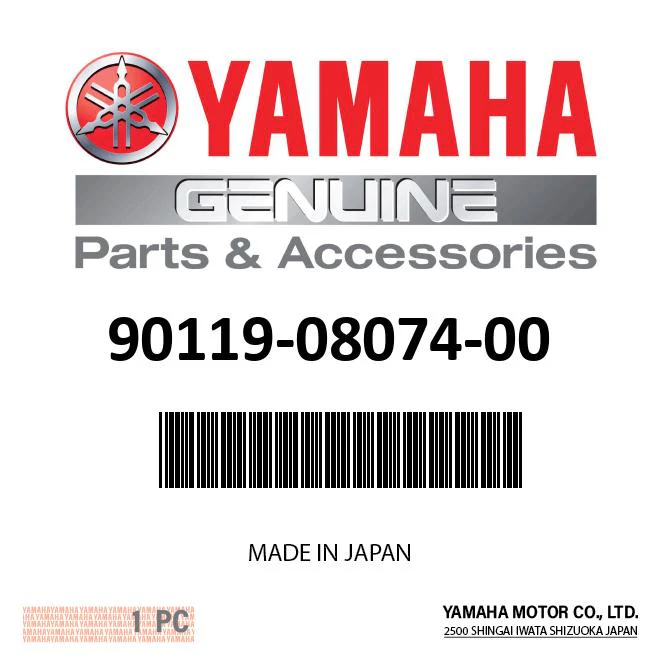 Yamaha 90119-08074-00 - Bolt with Washer