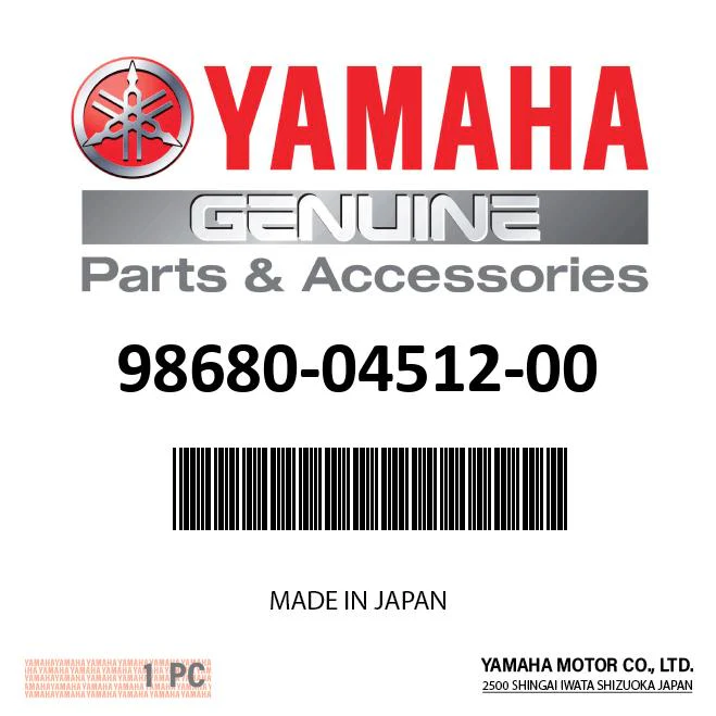 Yamaha 98680-04512-00 - Screw, oval head