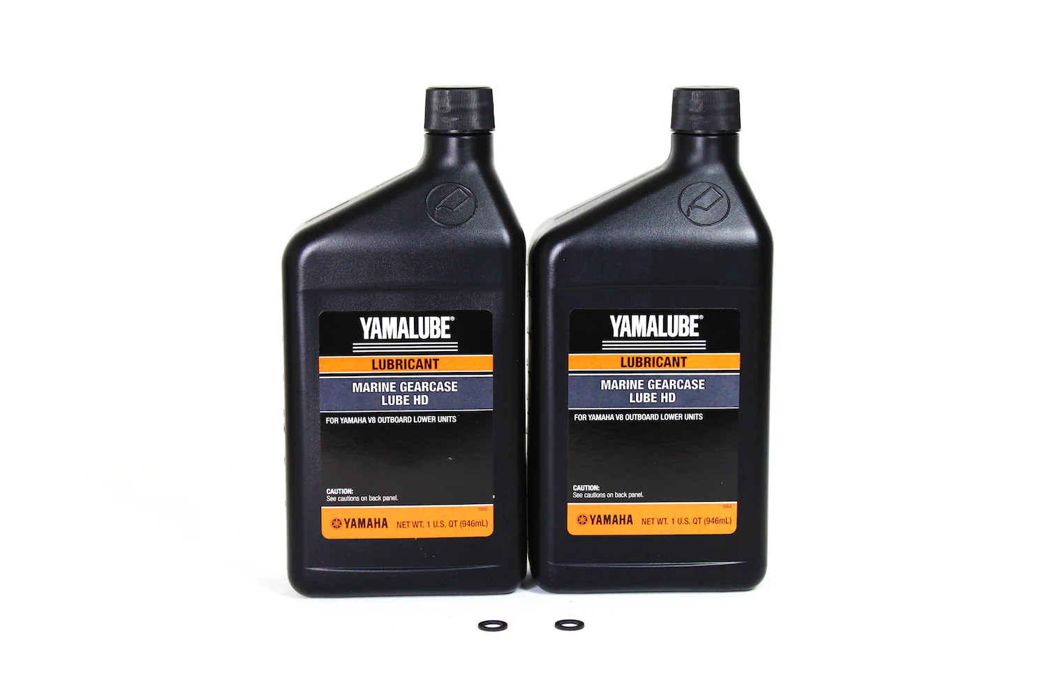 Yamaha ACC-GLUBE-HD-QT 90430-08003-00 (Supersedes 90430-08020-00) - Marine HD Gear Lube Oil Quarts and Gaskets Kit Outboard