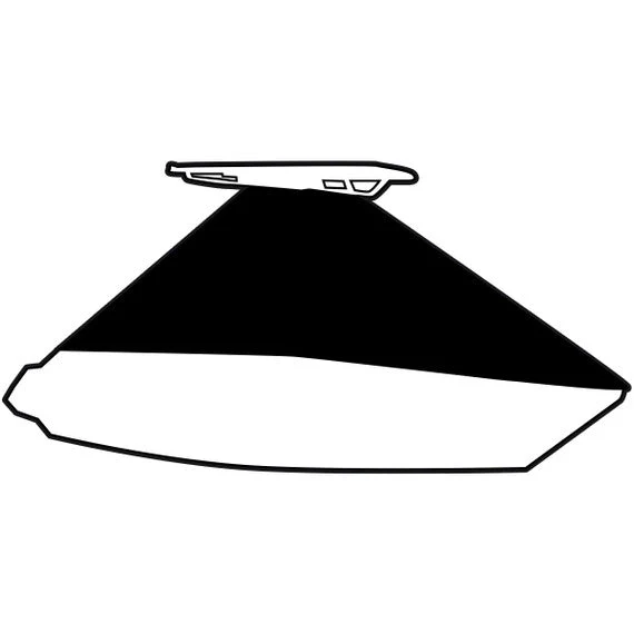 Yamaha Boat T - MAR-25FSH-MC-21 - MAR-25FSH-MC-21 - Top Mooring Cover - 252 FSH SPT 255 FSH SPT E 255 FSH SPT H - Black - 2021-2024