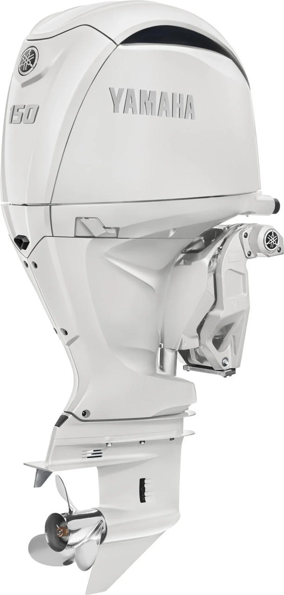 Yamaha F150XSA2 Outboard - Pearl White | 20-Inch Shaft | Digital Electronic Control (DEC) | Electric Start | Power Trim & Tilt - Image 3