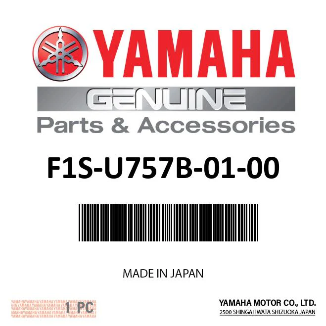 Yamaha F1S-U757B-01-00 - Plate - Image 4