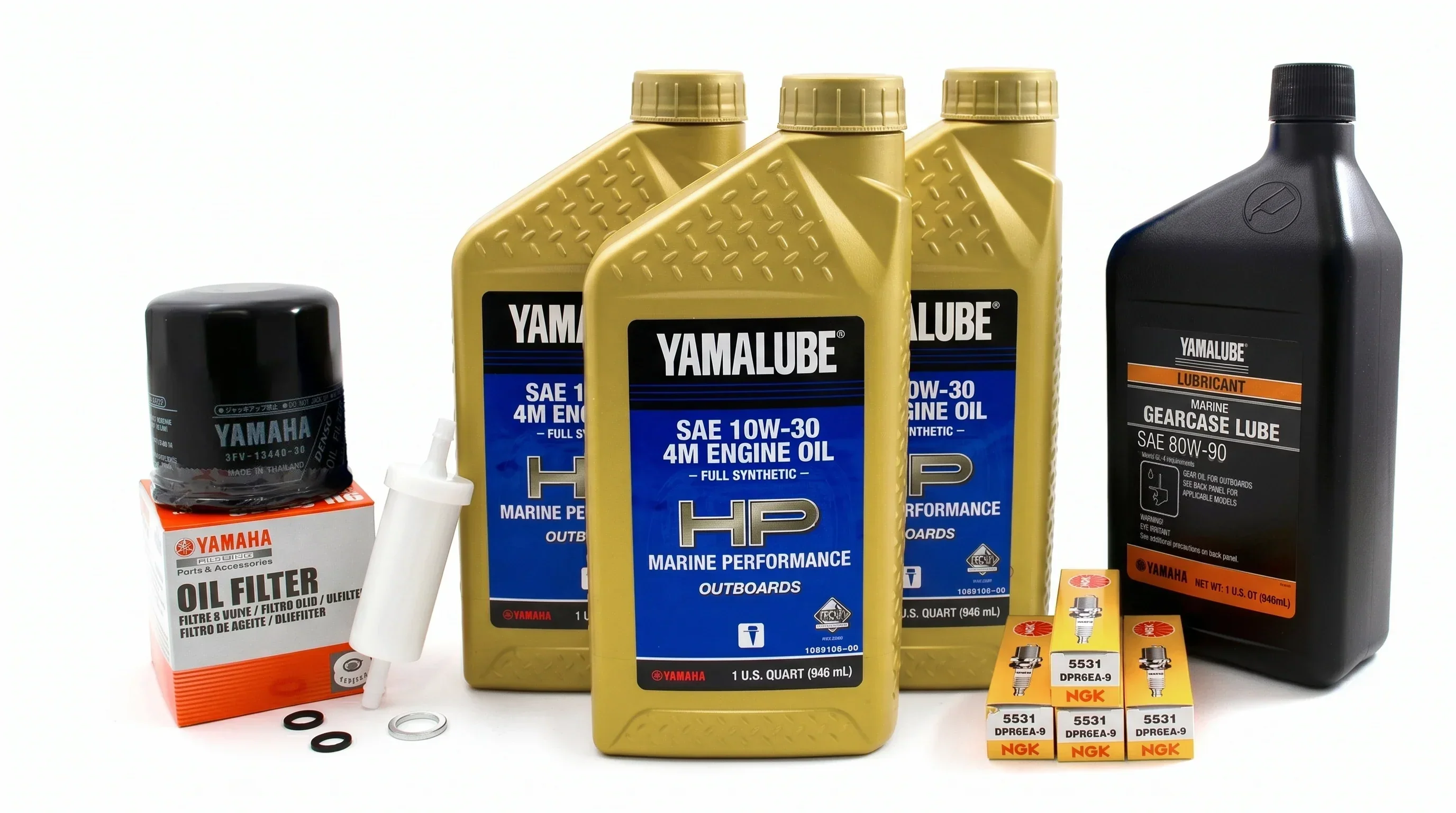 Yamaha F40 100-Hr. Service Kit 2000 10W-30 Full Synthetic