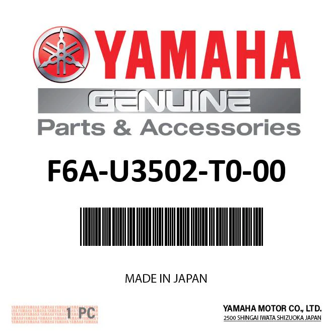 Yamaha F6A-U3502-T0-00 - Stick In 22' Fsh Rear Mat Warm