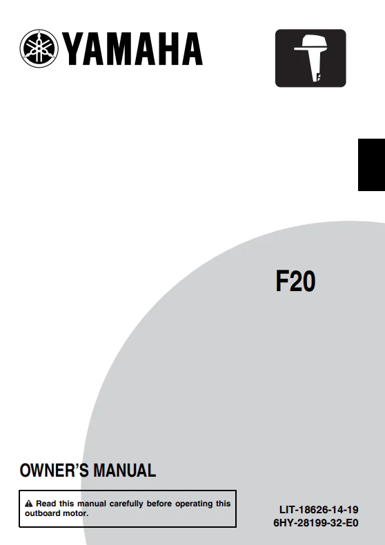 Yamaha - LIT-18626-14-19- F20 - Owner's Manual
