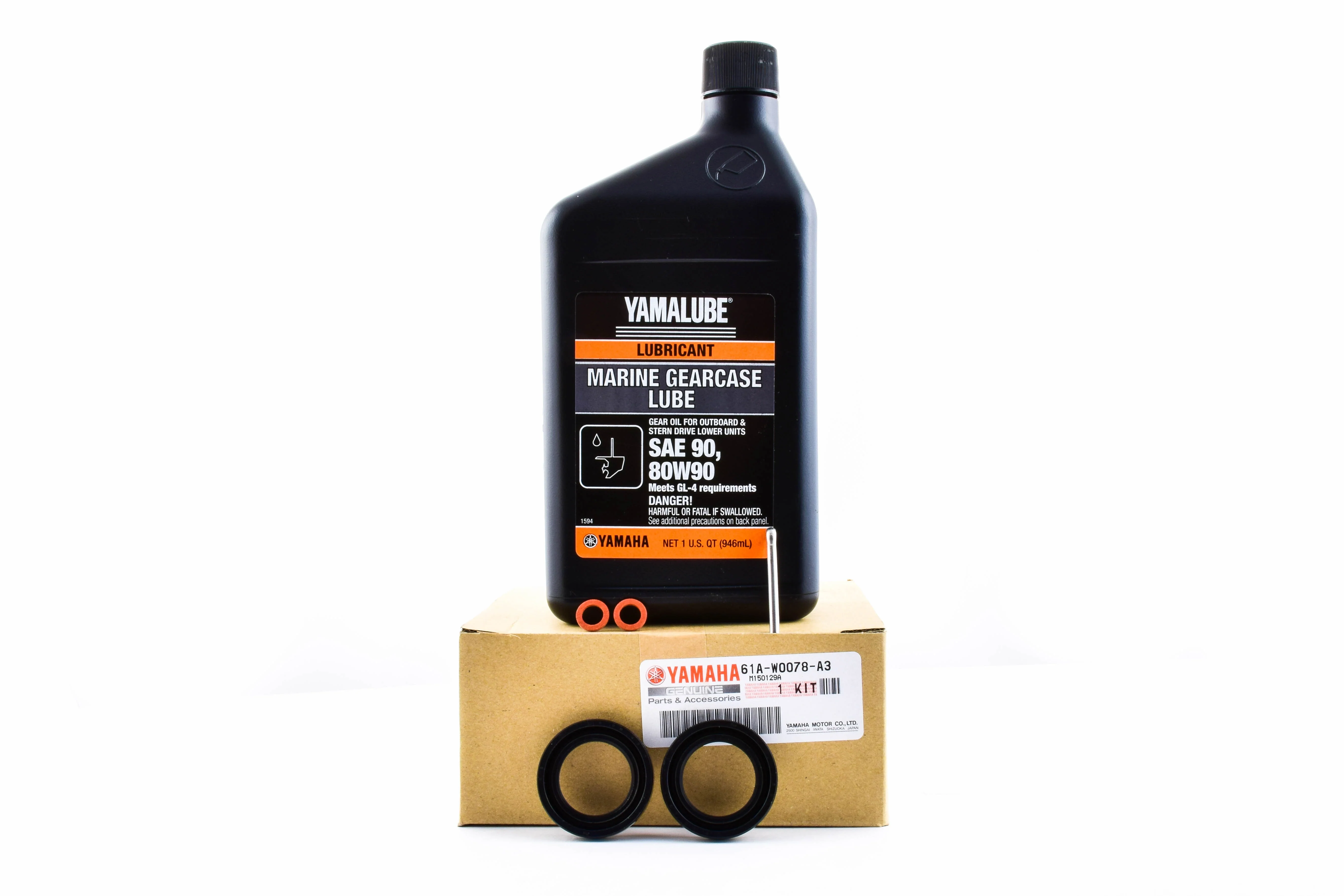 Yamaha Lower Unit Kit Water Pump Repair Gear Oil Without Pump - 2-Stroke - 150 - F150