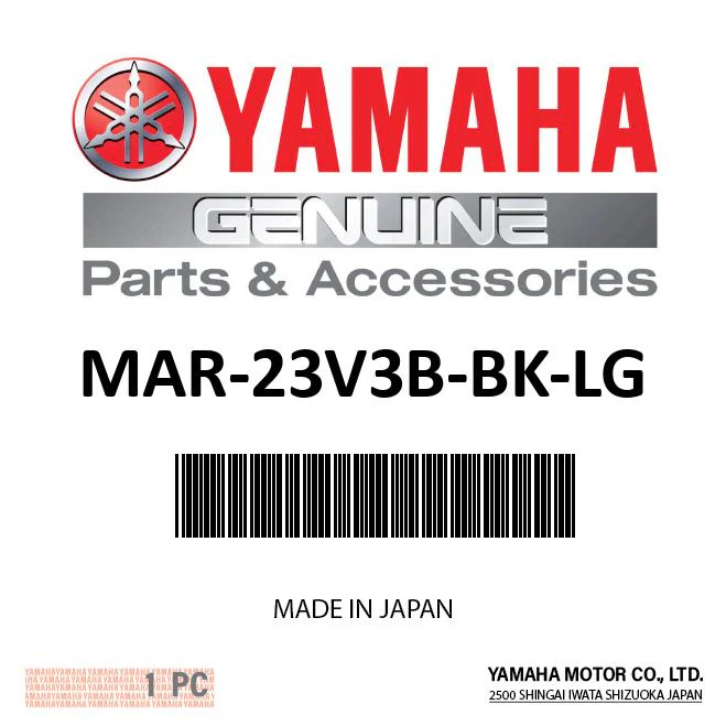 Yamaha MAR-23V3B-BK-LG - Pfd Nylon Value Black - Large