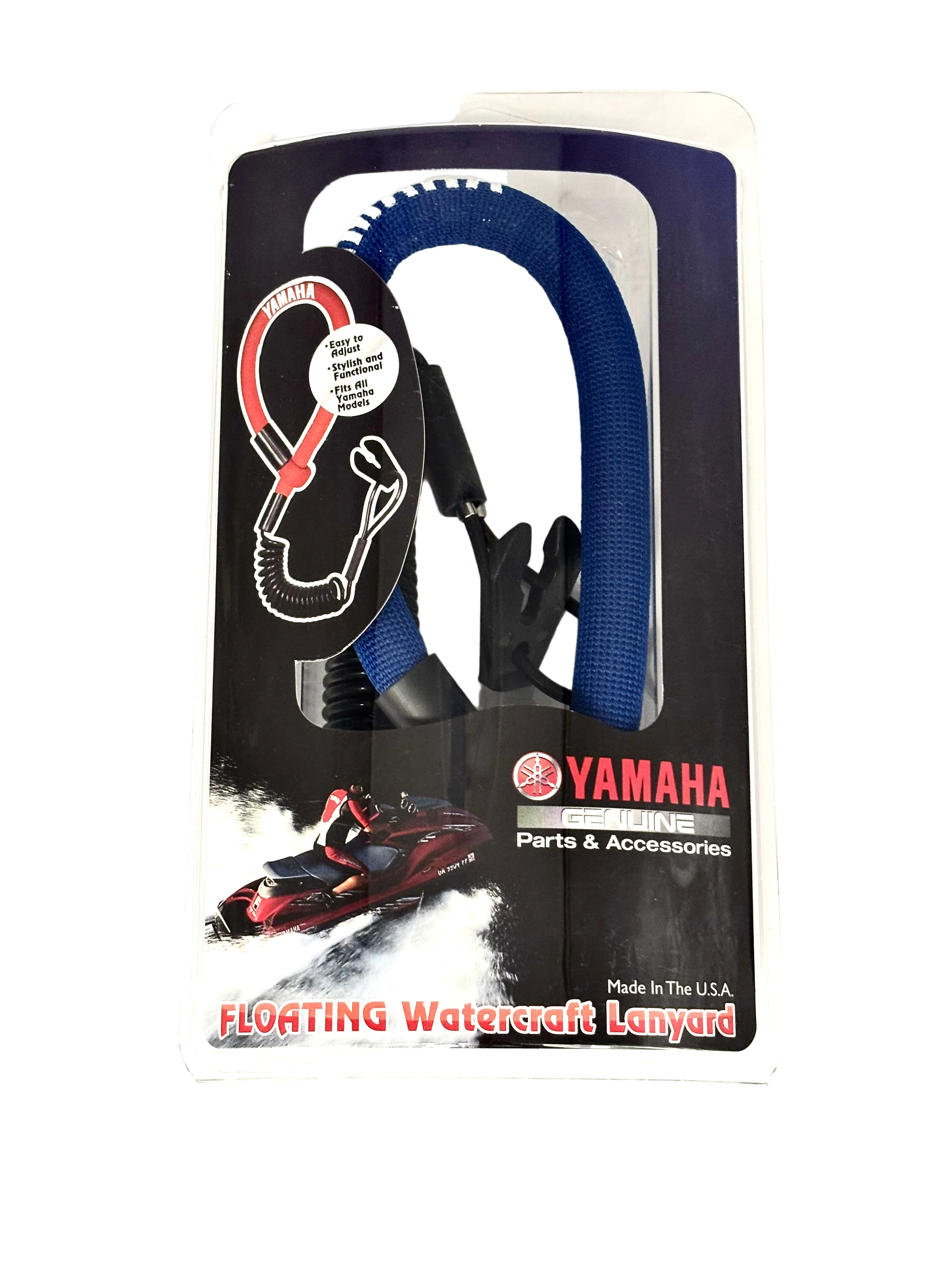 Yamaha MWV-LANCD-98-12 - Waverunner Floating Wrist Lanyard - Blue - Image 2