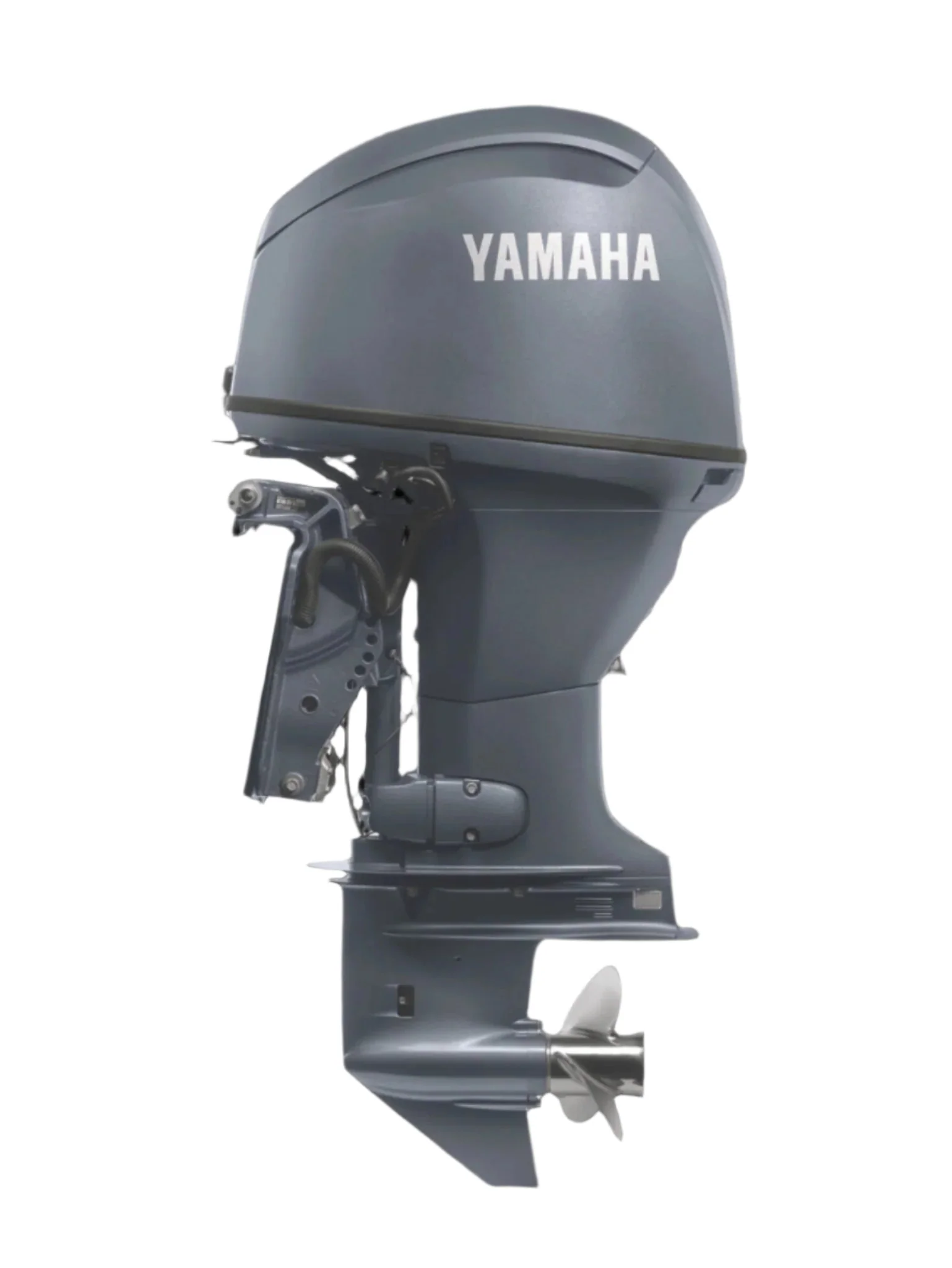 Yamaha F70LB Outboard - 20-Inch Shaft | Gray | Remote Control | Electric Start | Power Trim & Tilt | - Image 2