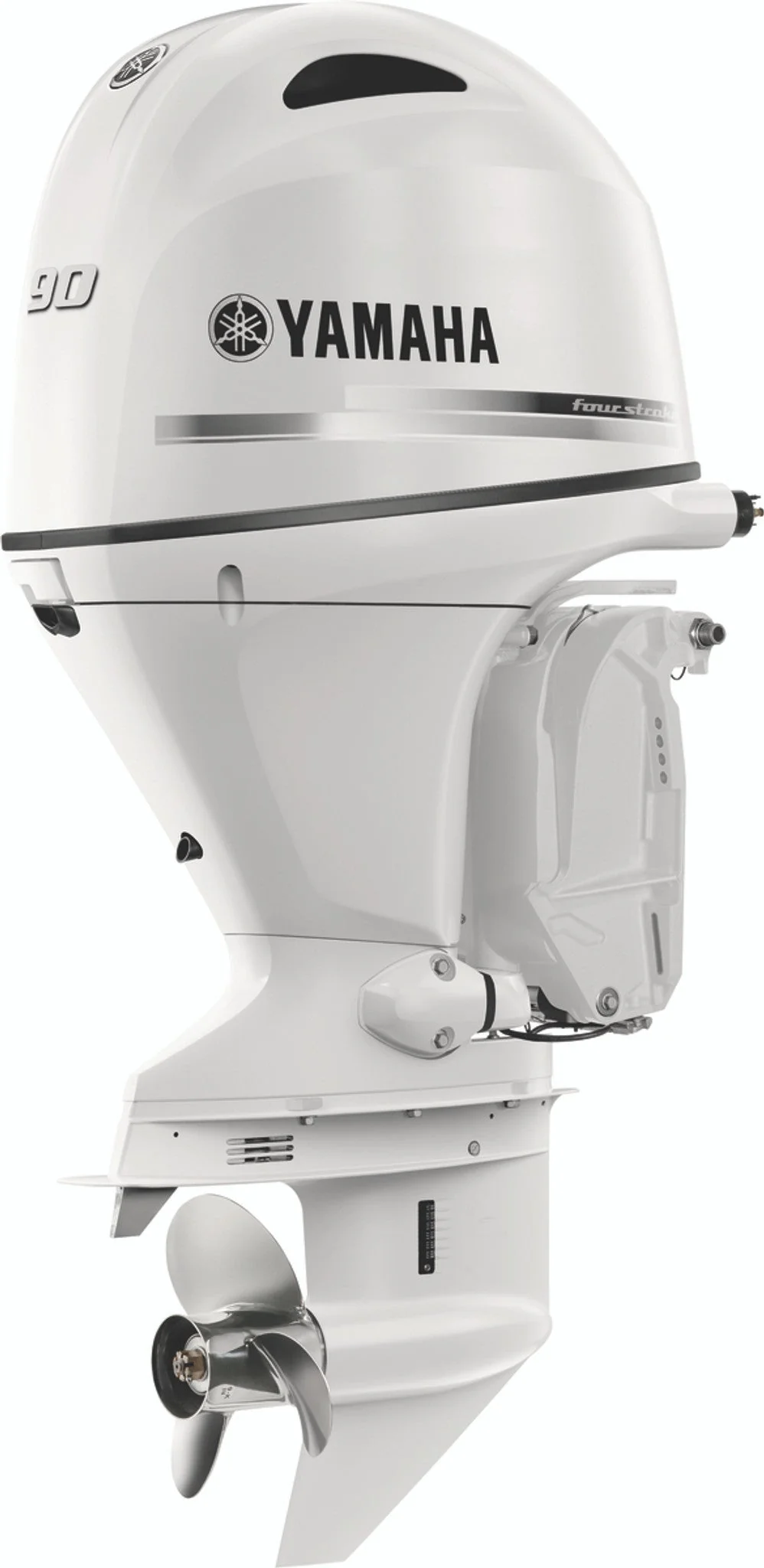 Yamaha F90LB2 Outboard - 20-Inch Shaft | Pearl White | Remote Control | Electric Start | Power Trim & Tilt | - Image 2
