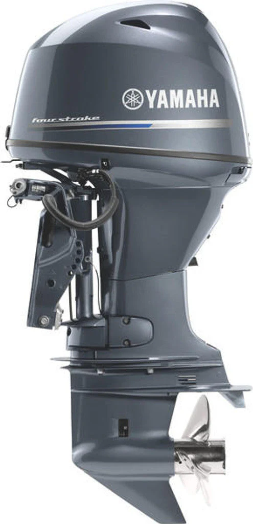 Yamaha T60LB Outboard - 20-Inch Shaft |Gray| Remote Control | Electric Start | Power Trim & Tilt | High Thrust | - Image 3