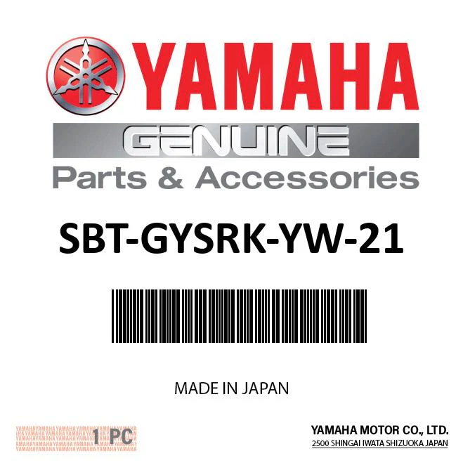 Yamaha SBT-GYSRK-YW-21 - Grey Single Rider Tube Kit