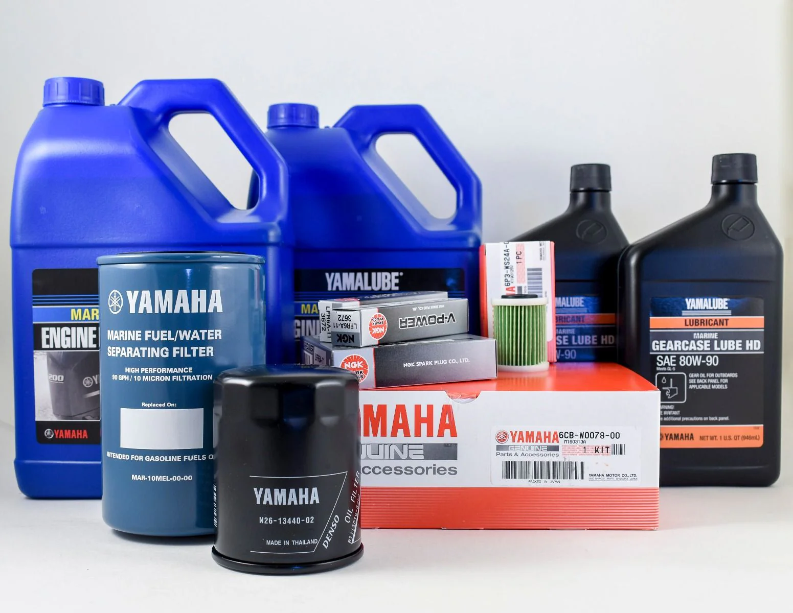 Yamaha 100-Hr. Service Kit with Cooling 10W-30 VF200 VF225 VF250 SHO 2009 & 2011-2021 LA Models