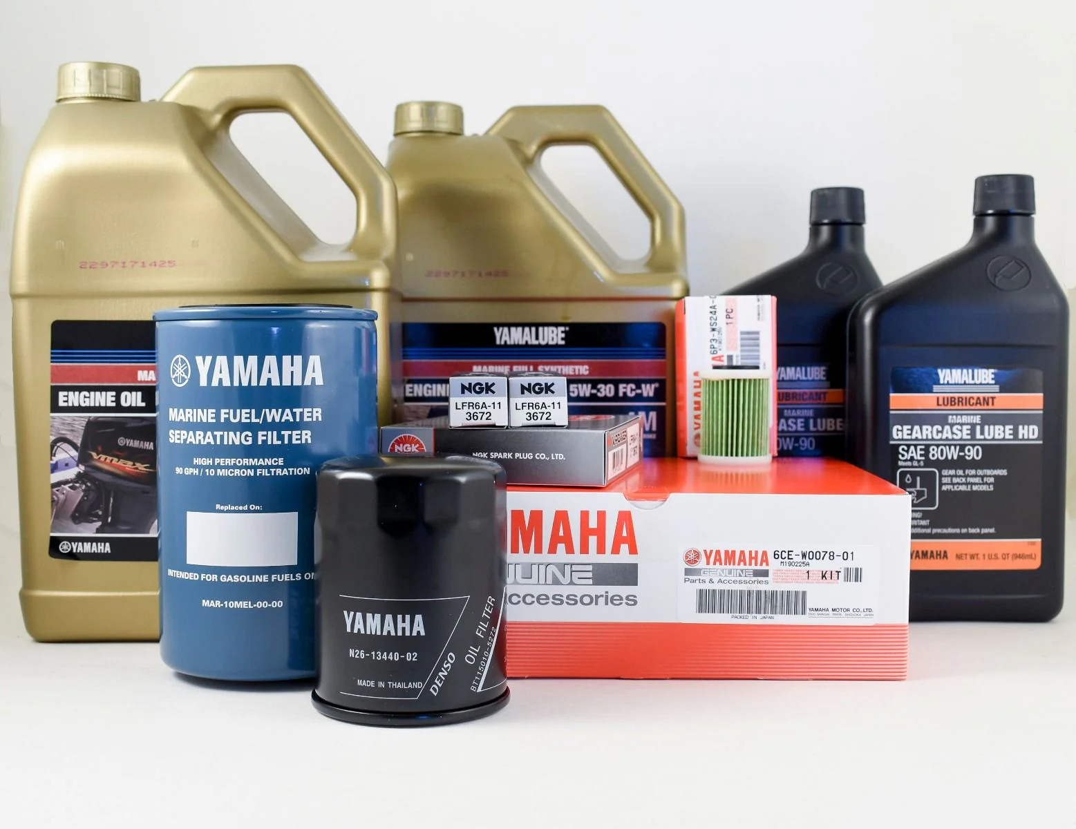 Yamaha VF200/225/250 SHO 100-Hr. Service Kit with Cooling XA Models Only 5W-30 2019-2021