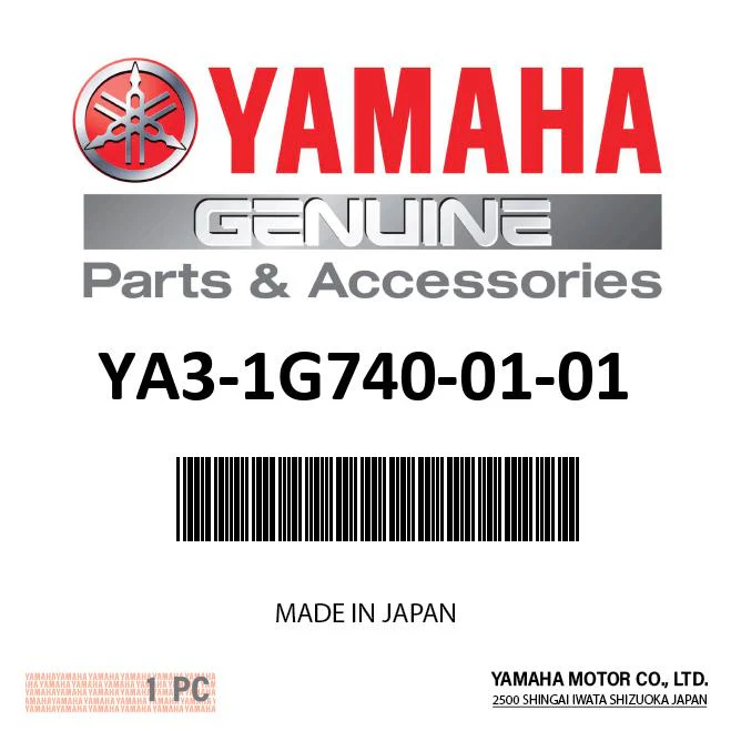 Yamaha YA3-1G740-01-01 - BRUSH HOLDER, COMPL.